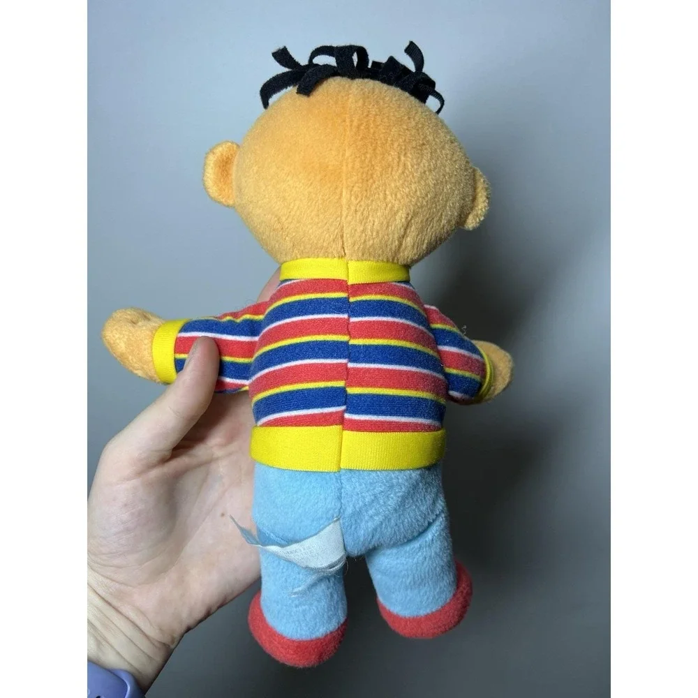 Vtg Sesame Street Ernie Fleece Plush Doll Toy 6